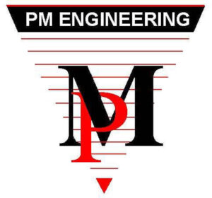 P&M Engineering logo representing expertise in automation, process control, and testing solutions.